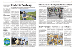 Fische für Salzburg - Salzburger Sportfischerei