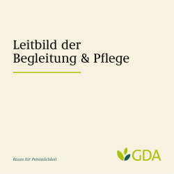 Leitbild der Begleitung & Pflege
