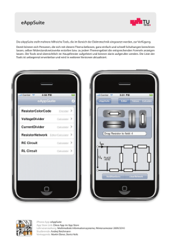 eAppSuite - TU Graz on iTunes U