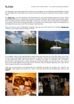 St. Lucia - Natur-Segelgemeinschaft.de