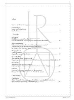Inhalt - beim Reichert Verlag