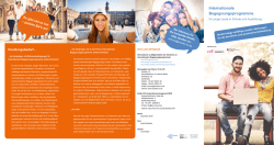 Internationale Begegnungsprogramme