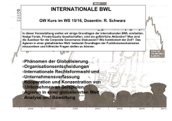 internationale bwl