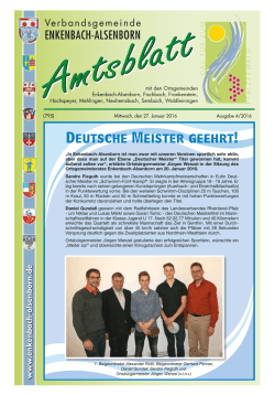 Deutsche Meister geehrt!