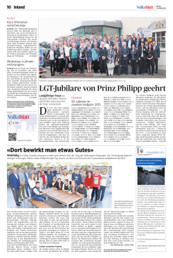 LGT-Jubilare von Prinz Philipp geehrt