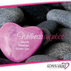 Wellnessprospekt - Romantik & Spa Alpen-Herz