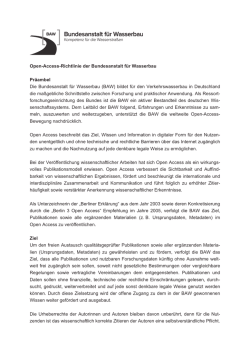 Herunterladen - Bundesanstalt f&uuml;r Wasserbau