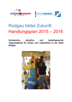 Rodgau bildet Zukunft: Handlungsplan 2015 – 2016