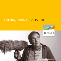 Kulturjournal 2015/2016