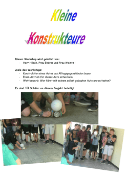 Dieser Workshop wird geleitet von - rs