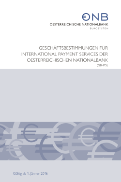 geschäftsbestimmungen für international payment services