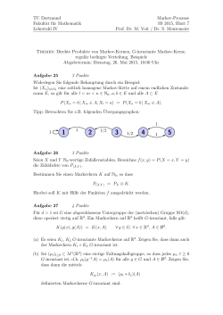 Blatt 07 - Fakultät für Mathematik