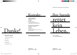 Ihre Spende Kontakt - St. Barbara Hospiz Bous