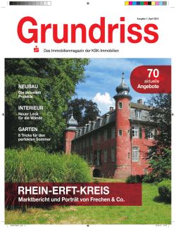 Immobilienmagazin Grundriss 01 2015