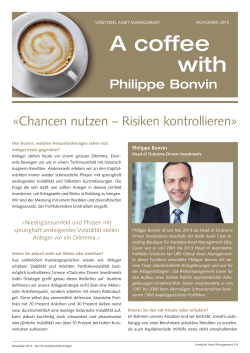 A coffee with Philippe Bonvin