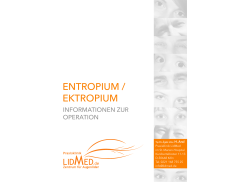 entropium / ektropium
