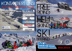 skiing - ROCK`nd SNOW