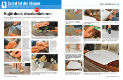 Selbst ist der Skipper