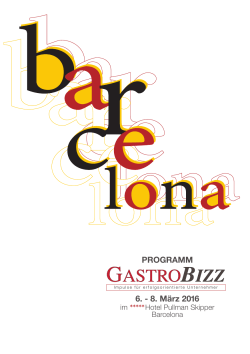 GastroBizz Barcelona 2016