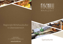 MAHLZEIT - Gasthaus Fischill
