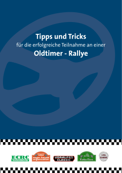 Tipps und Tricks Oldtimer - Rallye
