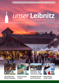 Umweltkalender 2016 - Stadtgemeinde Leibnitz