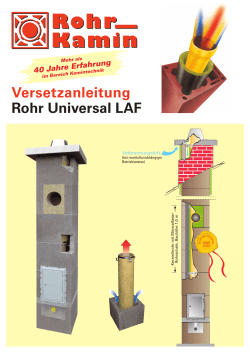 Versetzanleitung Rohr Universal LAF