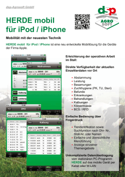 HERDE mobil für iPod / iPhone - dsp