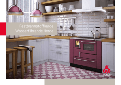 Festbrennstoffherde Wasserf&uuml;hrende Herde
