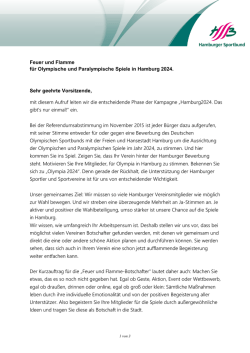 Feuer und Flamme f&uuml;r Olympische und Paralympische Spiele in