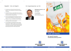 Feuer und Flamme.