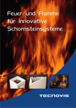 Feuer und Flamme f&uuml;r innovative Schornsteinsysteme