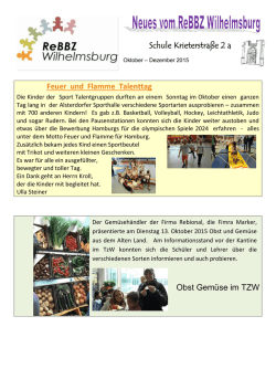 Feuer und Flamme Talenttag Schule Krieterstra&szlig;e 2 a Obst Gem&uuml;se