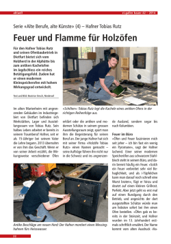 Feuer und Flamme f&uuml;r Holz&ouml;fen