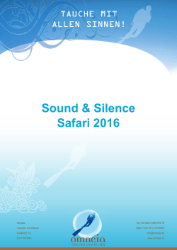 Sound & Silence Safari 2016