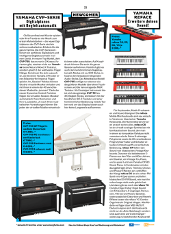 Digitalpianos mit Begleitautomatik Erweitere deinen Sound!