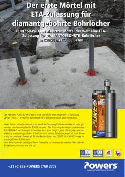 Epoxidmörtel PURE 150 PRO