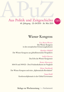 Wiener Kongress - Goethe