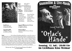 Orlac`s H&auml;nde - Richard Siedhoff