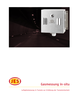 Gasmessung in-situ - JES tunnelsicherheit.at