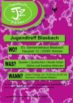 Jugendtreff Blasbach