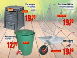 Komposter Durchwurf-Gitter Schubkarre Regentonne