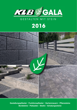 KLB-GALA - KLB-Klimaleichtblock