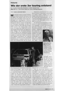 Wie der erste 3er touring entstand - E30