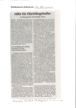 Hilfe f&uuml;r Helfer - Kreisbildungswerk Bad T&ouml;lz