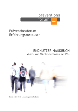 Handbuch Webkonferenzen