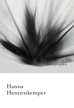 Lehrprojekte - Hanna Hennenkemper