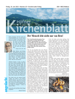 19.06.2015 - Kirchgemeinde Freienbach