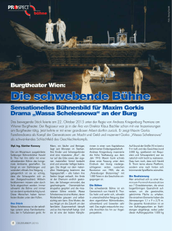 Die schwebende Bühne
