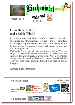 is lei ans - Kirchenwirt